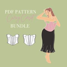 Introducing our stunning Plus Size Bandeau Corset Top Sewing Pattern PDF, designed specifically for those with a flair for fashion and a love for comfortable and stylish attire. This comprehensive pattern package offers an incredible range of sizes, catering to EU sizes 44-52, ensuring a perfect fit for everyone. Printing format: A0, A4 and Letter Create your very own eye-catching corset tops with this downloadable PDF pattern, complete with easy-to-follow instructions. Whether you're a seasoned Corset Top Sewing Pattern, Corset Top Sewing, Corset Top Pattern, Pattern Package, Plus Size Patterns, Corset Tops, Top Sewing, Top Sewing Pattern, Sewing Pattern Design