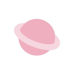 a pink object is shown against a white background