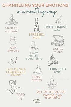 Yoga For Emotional Healing, Emotional Health Lesson Plans, How To Cope With Emotions, Ways To Cope With Emotions, Healthy Mental Health, Emotion Board, Mood Improvement, Mindful Habits, How To Relax Your Mind