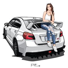 WRX STI DESIGN BY @pjrstudio High quality car illustration for car lover search on instagram "pjr.studio" Xe Ducati, Jdm Wallpaper, Cool Car Drawings, Automotive Artwork, Subaru Cars, Anime Car, Car Artwork, Street Racing Cars, Car Illustration