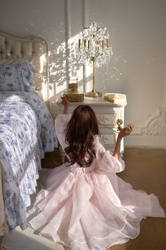 Angel Gowns, Bustle Dress, Princess Core, Strawberry Milk, Tea Length, The Tea, Rococo, Skirt Length, Pale Pink