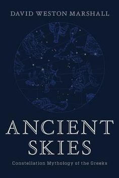 an image of the cover of ancient skies by david weston marshall, with stars in