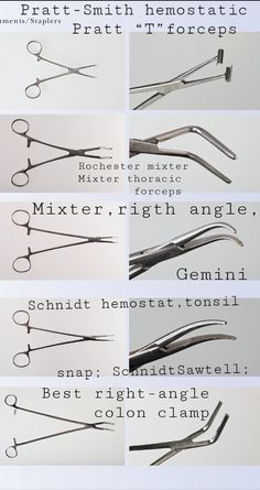 the different types of scissors are shown here