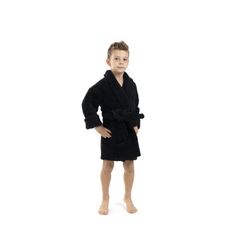 Their top-rated kids' fleece robe offers warm and cozy comfort from shoulders to shins. Made of delicate superfine microfiber, this plush microfiber robe is softer than those offered at five-star hotels and spas. Lose yourself in the pure sensuous softness of this Shawl Fleece Bathrobe. It's delightfully cozy, you'll never want to take it off. To keep your bathrobe soft and fluffy, please wash cold with dark colors separately. Do not wash with towels. Only non-chlorine bleach when required. Do n Fleece Shawl, Fleece Robe, Kids Fleece, Lose Yourself, Five Star Hotel, Comforters Cozy, Black Media, Top Rated, Warm And Cozy