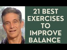 Seniors: 21 Best Exercises to Improve Balance (Lesson 4) - YouTube Improve Balance Exercises, Balance Workout, Asymmetrical Balance, Balance Exercises, Best Exercises, Improve Balance, Aging Well, Health Info, Improve Yourself