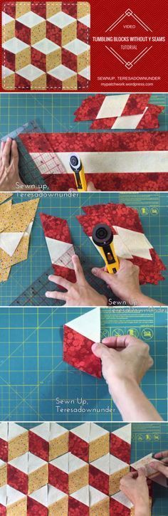 the instructions to make an origami quilt