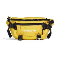 adidas Adventure Waist Bag 'Yellow' GD5014 Gold Adidas, Adidas Originals Mens, Bum Bag, Reusable Shopping Bags, Large Backpack, Waist Pack, Perfect Bag, Adidas Online, Waist Bag