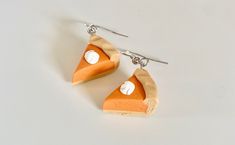 Pumpkin Pie dangle earrings Fall|Festive|Holiday's| Pie Earrings, Earrings Fall, Fall Festival, Holiday Festival, Pumpkin Pie, Business Ideas, Jewelry Earrings Dangle, Etsy Earrings, Dangle Drop Earrings