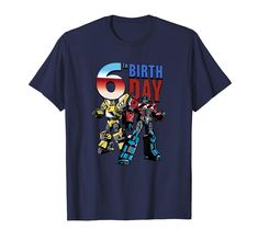 PRICES MAY VARY. Officially Licensed Transformers Apparel for Men - Women - Boys and Girls; Birthday T-Shirts; Hasbro T-Shirts; Robot T-Shirts; Autobots T-Shirts; Cybertron T-Shirts; Bumblebee T-Shirts; Optimus Prime T-Shirts; Holiday T-Shirts; 22HBTF00198A-003 Lightweight, Classic fit, Double-needle sleeve and bottom hem Bumblebee Poster, Optimus Prime And Bumblebee, Transformer Birthday, Birthday T Shirts, Optimus Prime, Girls Birthday, 6th Birthday, Bumble Bee, Branded T Shirts