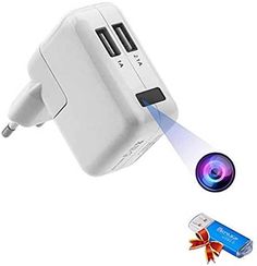 an iphone charger with a camera attached to it