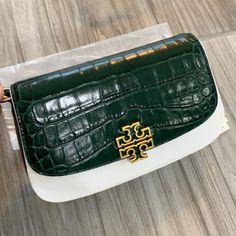 2 Straps Bag Width8inches Bag Height5inches Bag Depth2.5inches It's Brand New With Tag! Dust Bag Included! Tory Burch Bags, Tory Burch Bag, Women Accessories Bags, Bag Straps, Emboss, Women's Bag, Crossbody Bags, Tory Burch, Convertible