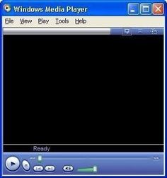 the windows media player is running