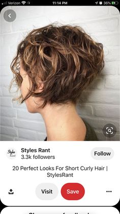 Curly Reverse Bob Haircut, Curly Bob Hairstyles 2023, Womens Curly Short Haircut, Best Haircut For Fine Curly Hair, Short Hairstyle Women Layered Thick Hair, Short Hairstyle Women Curly Hair, Concave Bob Hairstyles, Bobbed Hairstyles With Fringe, Lob Hairstyles