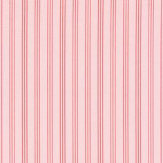 a red and white striped shirting fabric with vertical stripes on it's side