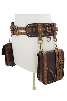 Western Steampunk, Steampunk Decor, Diy Costume, Steampunk Diy, Steampunk Accessories, Utility Belt, Steampunk Costume