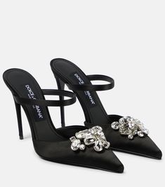 Mytheresa Shoes, Luxury Heels, Gorgeous Heels, Dolce Gabbana Shoes, Boot Jewelry, Dolce E Gabbana, Evening Shoes, Dream Shoes