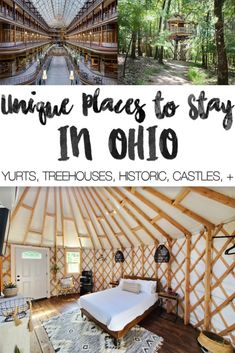 Unique Ohio Accommodation options Ohio Adventures, Unusual Hotels