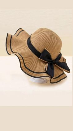 Popular Hats, Womens Straw Hats, Pretty Hats, Summer Straw Hat, Sun Hats For Women, Unique Boutique, Handmade Hat