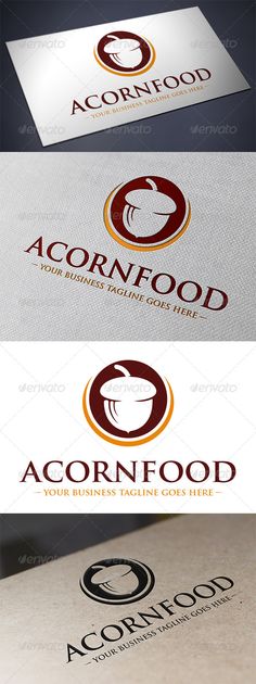 four different logos for food and drink company