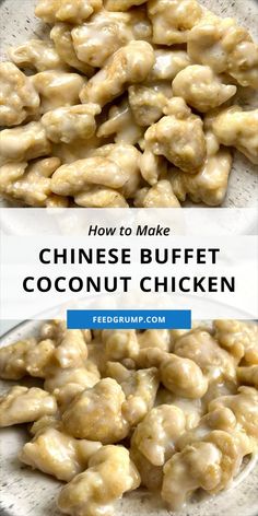 how to make chinese buffet coconut chicken