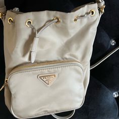 Gently Worn Excellent Condition, Very Spacious Just All Around Beautiful Bag. Bags Prada, Prada Bags, Tan Color, Beautiful Bags, Prada Bag, Bucket Bag, Prada, Bag Lady, Color