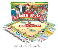 the beer - opoly board game is shown