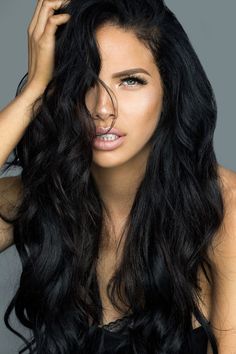 Color In Black Hair, Sherise Cromwell, Black Hair Color, Long Dark Hair, Dark Brown Hair, Dream Hair, Hair Color For Black Hair, About Hair, Long Black