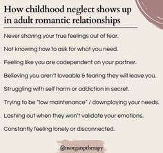 Childhood Neglect, Inner Child Healing, Emotional Awareness, Healthy Relationship, Healthy Relationship Advice