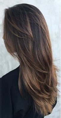 warm cocoa brunette highlights Brunette Balayage, Hair Styles 2017, Brown Highlights, Haircuts For Long Hair, Short Hairstyle, Long Hair Cuts