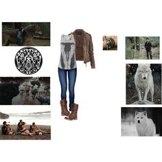 a collage of photos with people and animals in them, including an animal - themed outfit