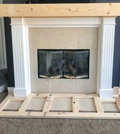 the fireplace is being built and ready to be installed in the living room or bedroom