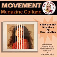 the cover of movement magazine collage with an image of a woman in jail cell