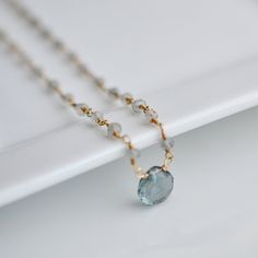 Gold Labradorite Necklace, Dainty Labradorite Chain, Gray Quartz Necklace, Labradorite Choker Necklace, Labradorite Rosary Chain - Etsy Canada Crystal Quartz Necklace, Rosary Chain Necklace, Gray Quartz, Beaded Necklace Designs, Labradorite Necklace, Rosary Chain, Labradorite Necklaces, Necklace Crystal, Necklace Dainty