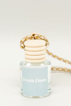 Discover the magic of our Fresh Linen Car Diffuser Hanging! Keep your car smelling fresh and clean while adding a touch of elegance to your interior with this unique car accessory for girls, featuring a fresh, clean scent. It's time to upgrade your car freshener game! Car Comfort, Calming Scents, Fresh Linen