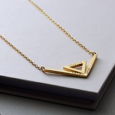 Our new Chevron Deco Necklace is the perfect wear-with-anything necklace. A triangular charm balances elegantly in the centre of the chevron creating a contemporary 'Deco-inspired' look. Each item is individually handmade in the Posh Totty Designs workshop in Brighton. Available in Sterling silver or 9ct yellow or 9ct rose gold plated options. Personalised each piece of the necklace for an extra special piece. made from: Sterling Silver, 9ct gold plated and 9ct rose gold plated options. Our gold Roman Alphabet, Posh Totty, Nickel Allergy, Sterling Silber, Rose Gold Plates, Brighton, Pendant Necklaces, Or Rose, Favorite Jewelry