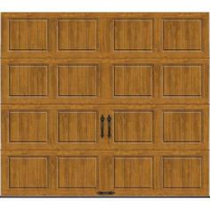 an image of a wooden garage door