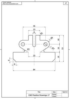 the cadd drawing is shown in black and white, with numbers on each side