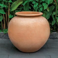 De Vesian Jar in Terra Cotta Ceramic Pots & Planters, Teracotta Pots, Texture Reference, Clay Decor, Sacred Garden, Campania International, Rectangle Planters, Terra Cotta Pot, Garden Urns