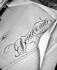 a piece of paper that has some type of writing on it with the word sedecia written in cursive ink