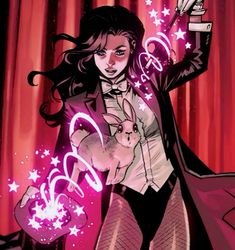 Zatana Zatara Comics, Zantana Dc, Zatanna Zatara Aesthetic, Dc Aesthetic Dc Comics, Dc Female Villains, Dc Icons Aesthetic, Zatanna Zatara Icons, Zatanna Pfp, Zatanna Aesthetic