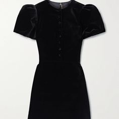 Structured A Line Dress, The Vampire’s Wife, Vampires Wife, The Vampires Wife, Prep Style, Velvet Mini Dress, Black Velvet Dress, 1940s Fashion, Mini Velvet Dress