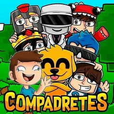 the logo for compaadrets with many different people in costumes and masks