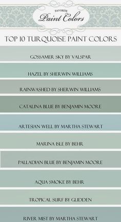 the top ten paint colors for your home