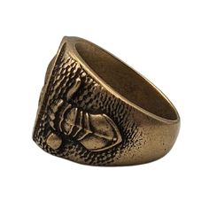 Fleur de Lys signet bronze ring Introducing the Fleur de Lys Knight Ring, an exquisite piece of historical jewelry that embodies the essence of medieval chivalry and heraldry. This men's signet ring is perfect for those who appreciate the timeless elegance of knight jewelry and the rich symbolism of the Fleur de Lys.Design: The ring features the iconic Fleur de Lys, a symbol of nobility and purity, prominently displayed as a coat of arms. Material: Crafted with meticulous attention to detail, th Ceremonial Antique Rings With Antique Finish, Bronze Hand Cast Brass Rings, Hand Cast Bronze Brass Rings, Symbolic Gold Rings With Antique Finish, Hand Cast Bronze Rings, Antique Hand Cast Signet Ring For Gift, Antique Hand-cast Signet Ring For Gift, Antique Bronze Metal Rings, Antique Bronze Hand Cast Ring