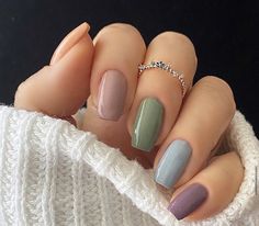 Sheer Nails, Multicolored Nails, Boho Nails, Beauty Hacks Nails, Rose Plant, Subtle Nails, Fancy Nails Designs