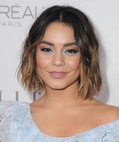 Enhance your almond-shaped eyes with these expert-approved makeup tips, as shared by professional makeup artists. Wavey Hair Styles, Vanessa Hudgens Hair, Glitter Makeup Looks, Bluish Green Eyes, Brown Hair With Blonde, Almond Shaped Eyes, Dip Dye Hair, Hair With Blonde Highlights