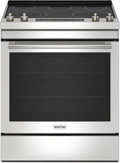 30" Slide-In Electric Range with 5 Elements, 6.4 cu. ft. Convection Oven, Dual Element, Power™ Element, Warming Center, Storage Drawer, Air Fry, Power Preheat, Self-Clean, and ADA Compliant. With an extra element, this electric range delivers the flexibility to prepare meals without juggling pots and pans, getting you to dinner fast. Cook with plenty of space in this 6.4 cu. ft. capacity electric range. The 10-inch Power™ element allows for a slow, even sauté and the intense heat for a seared, j Convection Range, Slide In Range, Glass Cooktop, Apartment Makeover, Single Oven, Keep Food Warm, Juicy Steak, Gas Oven, Electric Range