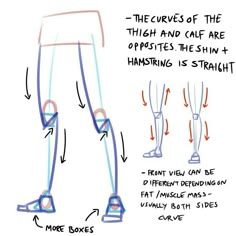 how to draw the legs and feet of a person with different angles, width, and height