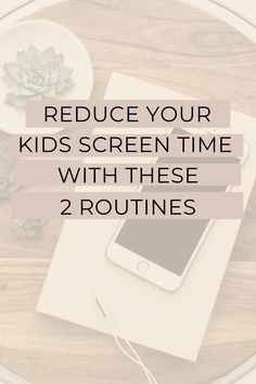 Reduce Your Kids Screen Time With These 2 Routines Detox For Kids, Screen Time Chart, Reward System For Kids, Working Mom Routine, Morning Routine Kids, Intentional Motherhood