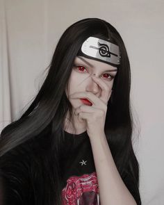 Itachi Cosplay Female, Female Itachi, Naruto Cosplay Female, Itachi Cosplay, Naruto Cosplay, Cosplay Ideas, Girls Makeup, Maquillaje De Ojos